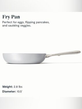 Caraway Home 10.5” Ceramic Fry Pan - Gray